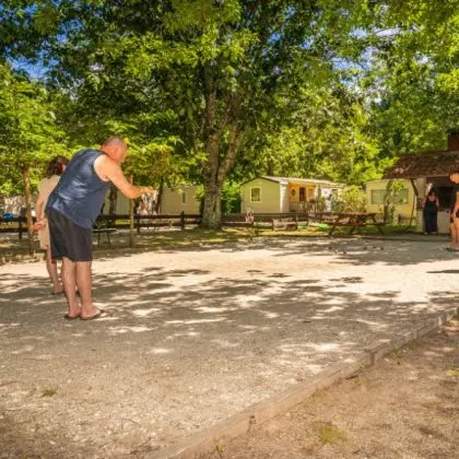 pétanques animations du camping à Hourtin en Gironde